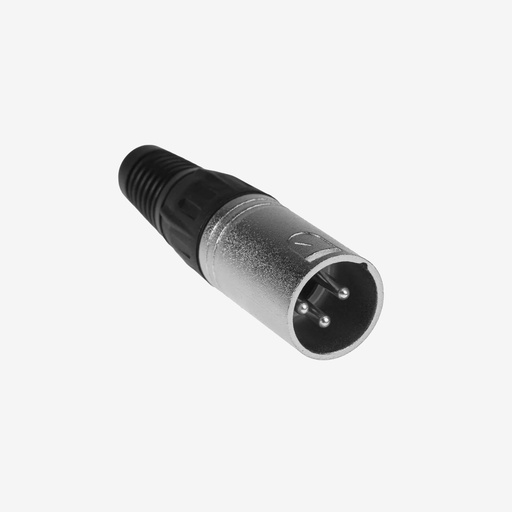 [ACC.110.102] Conector DMX Macho | Cuerpo Zinc, Terminales Enchapado Oro 2 μm | 16A <50V