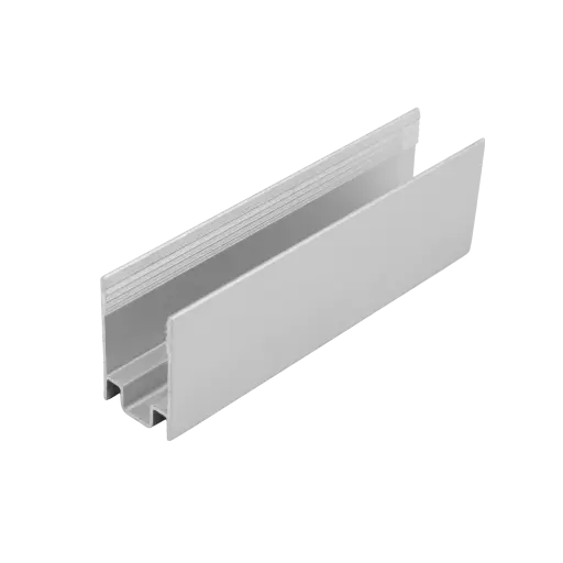 [BAL.354.001] Base Aluminio .05mt | Canal Montaje Manguera Neón 120V |